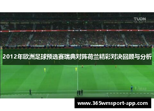 2012年欧洲足球预选赛瑞典对阵荷兰精彩对决回顾与分析